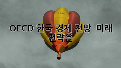 OECD 한국 경제 전망 📈 미래 전략은?